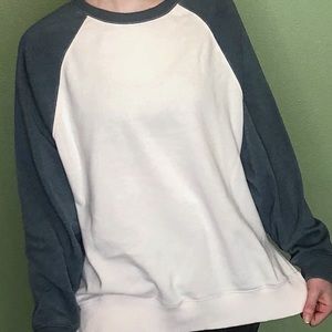 Oversized Baseball Tee Sweater